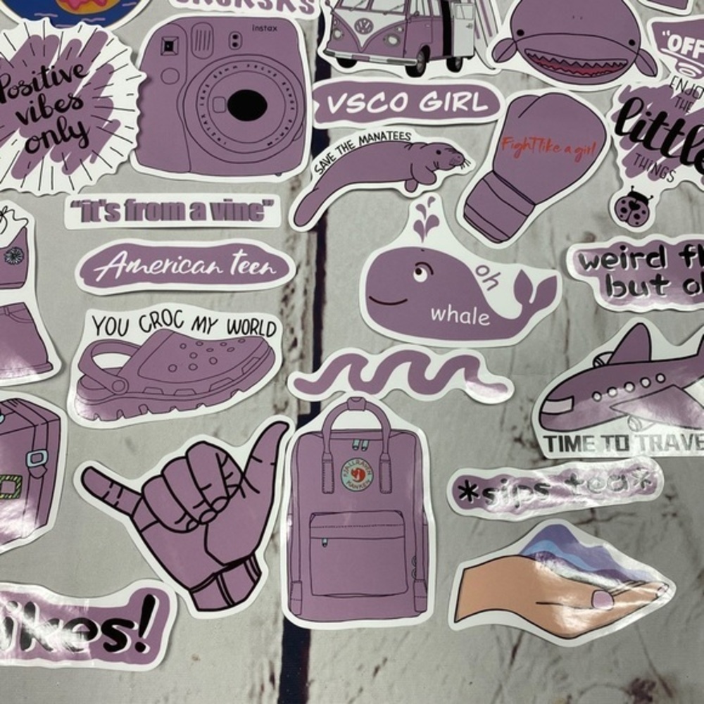 Purple Themed Sticker Bundle‎ - Picture 3 of 9
